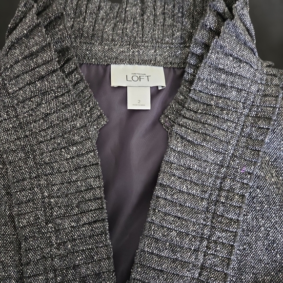 LOFT Gray Textured Cardigan - Picture 4 of 4